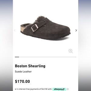 Boston sherling lined clogs
